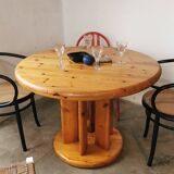 Rainer Daumiller round pine table