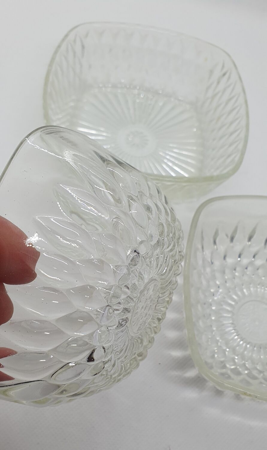 3 glass ramekins
