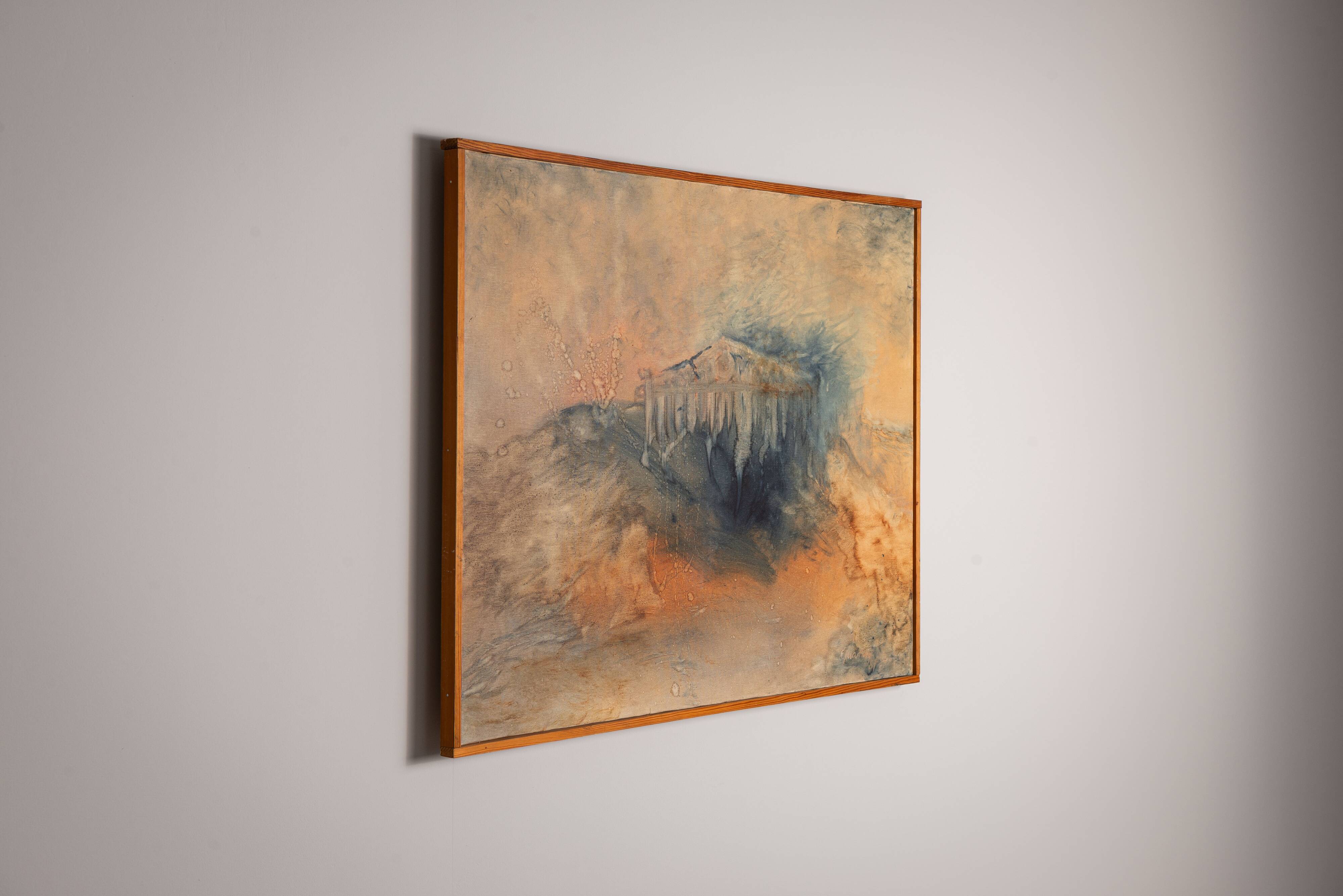 Abstract landscape painting by S. Martiny