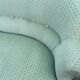 Vintage Celadon Velvet Sofa