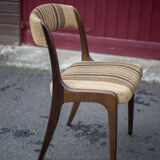 Set of 6 vintage chairs Self n14 solid wood 1960