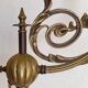 Lampe art nouveau monte et baisse en bronze