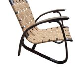 Pair of Iconic Art Deco lounge chairs by Jan Vanek, 1930s Czechoslovakia