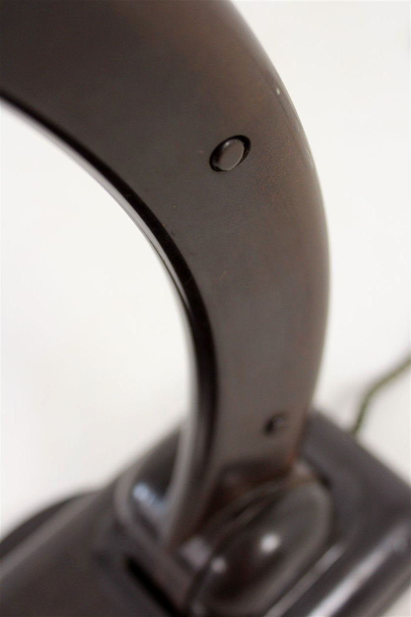 Sigma Bakelite Table Lamp by Christian Dell for Heinrich Römmler, 1930s