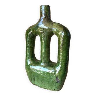 Tamegroute pottery in glazed terracotta