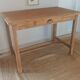 Table de ferme en bois un tiroir