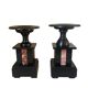 Old pair of marble vase bookends.