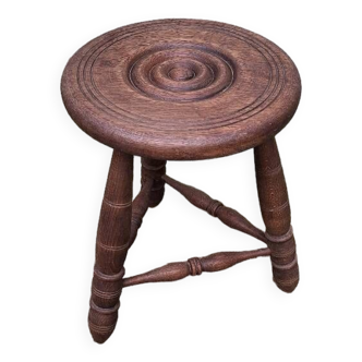 Tabouret en bois