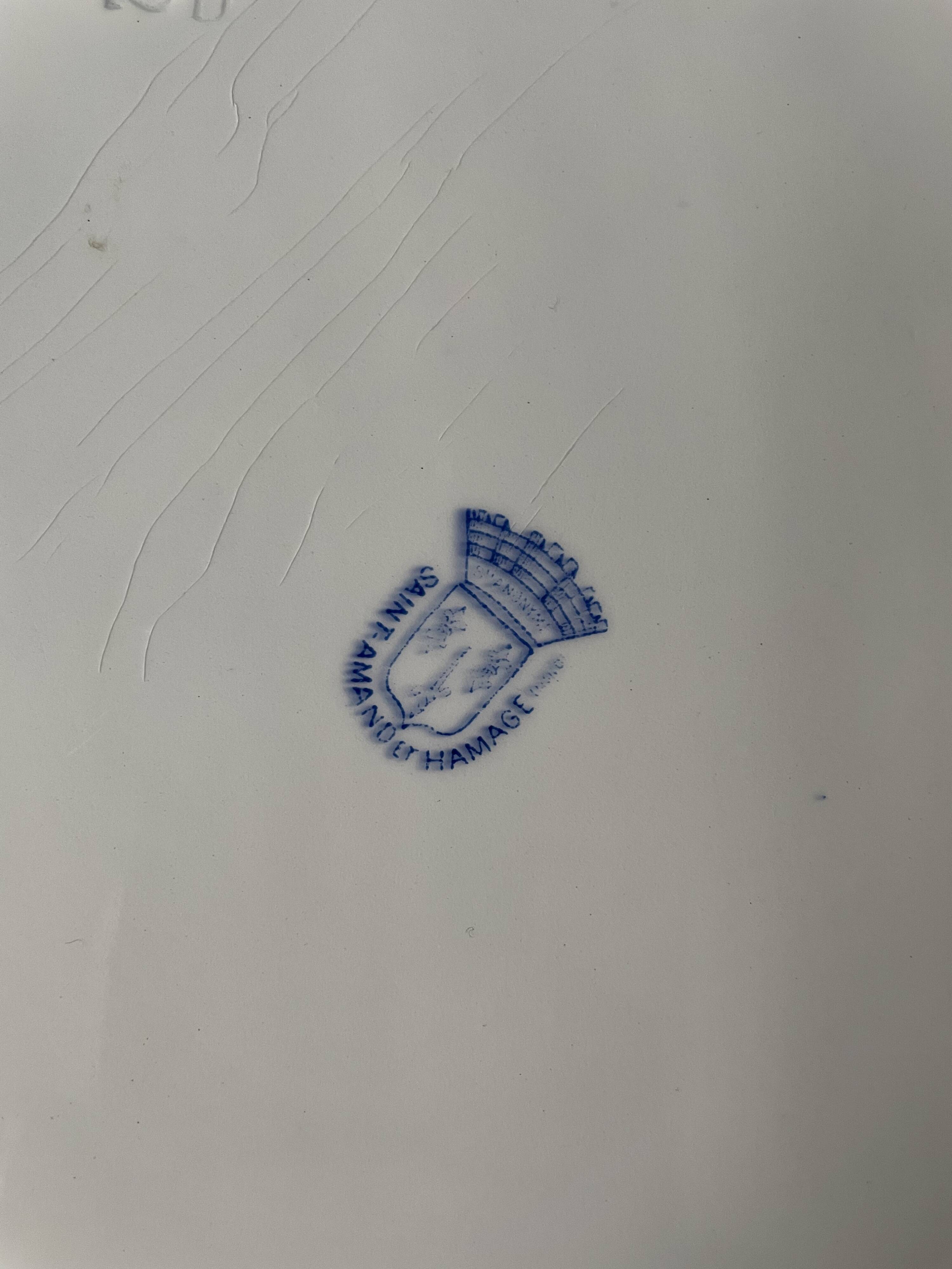 Oval dish Terre de Fer Saint Amand and Hamage