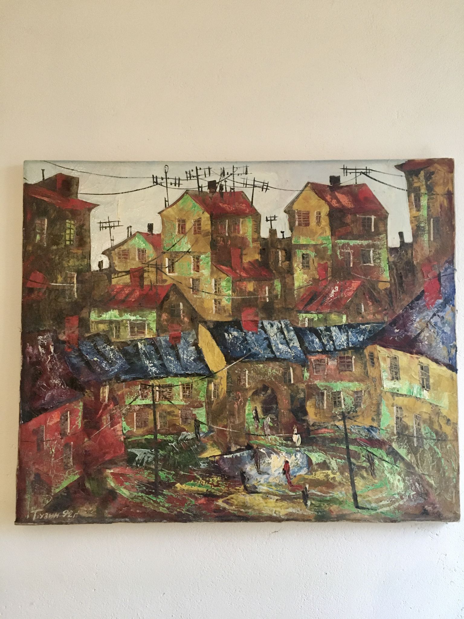 Huile sur toile peintre russe