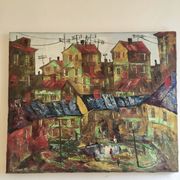 Huile sur toile peintre russe