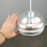 Vintage Italian Aluminum Beehive Pendant Lamp, 80s