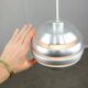 Vintage Italian Aluminum Beehive Pendant Lamp, 80s