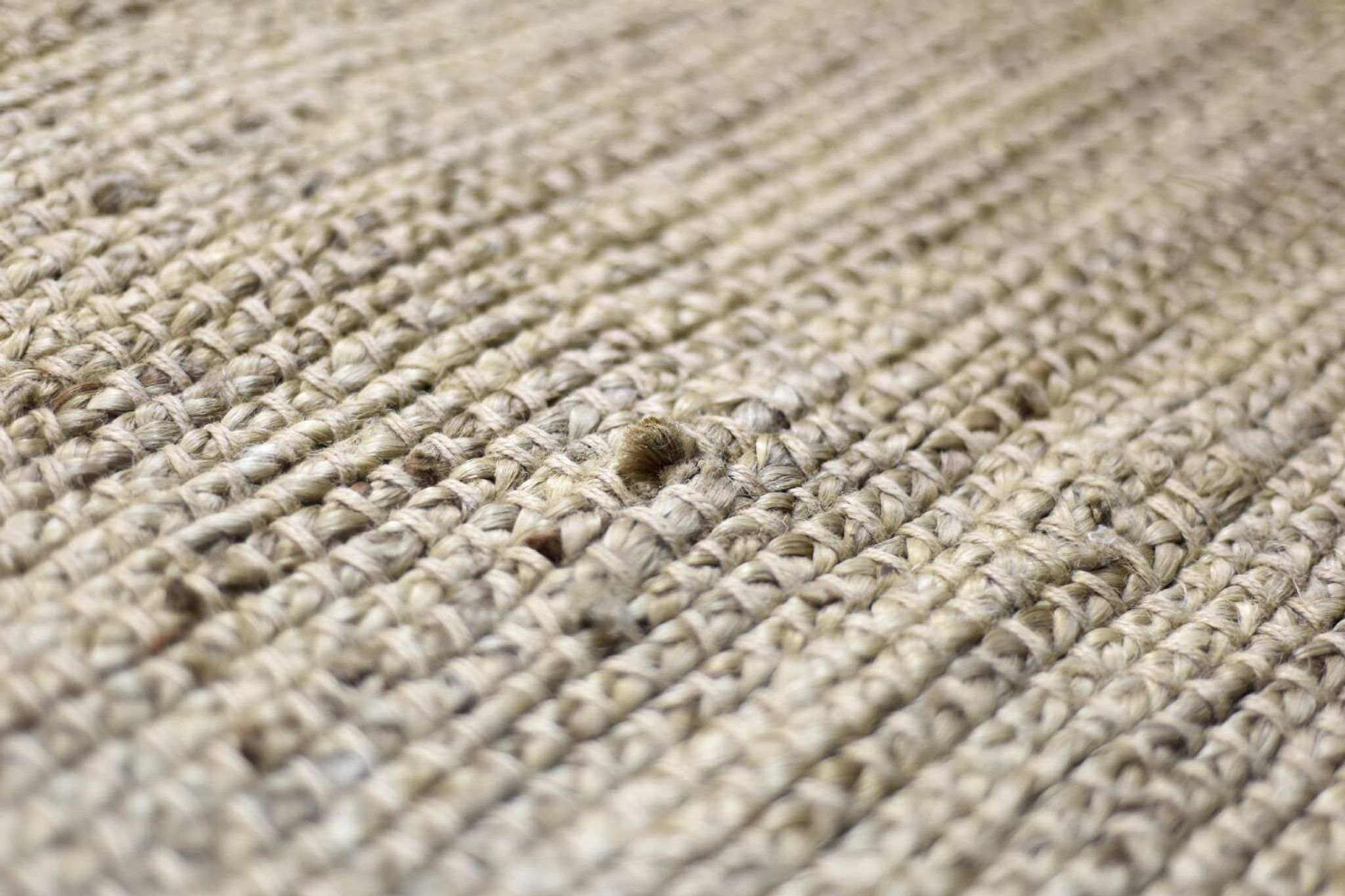 Tapis indien en jute tissé à plat, années 1970