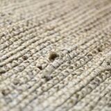 Flat-woven jute Indian rug, 1970s