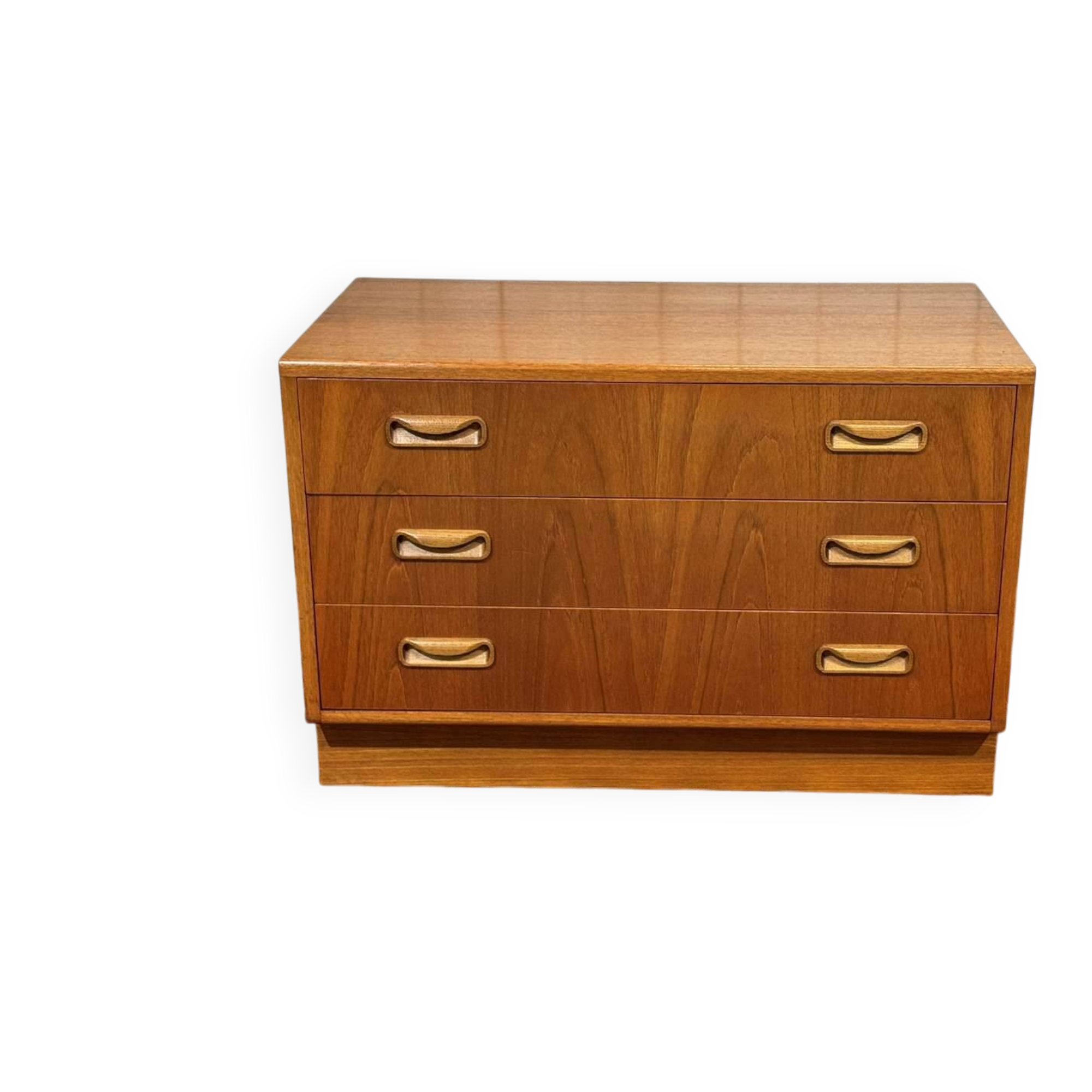 English commode by the brand GPlan in teak from the 1970s.