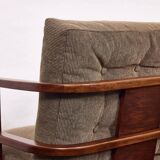 Lajos Kozma, important Art Deco  armchairs by Budapest Werkstatte, 1930s