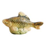 Small earthenware fish figurine