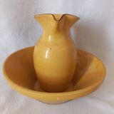 Ensemble Terre cuite vernissée jaune