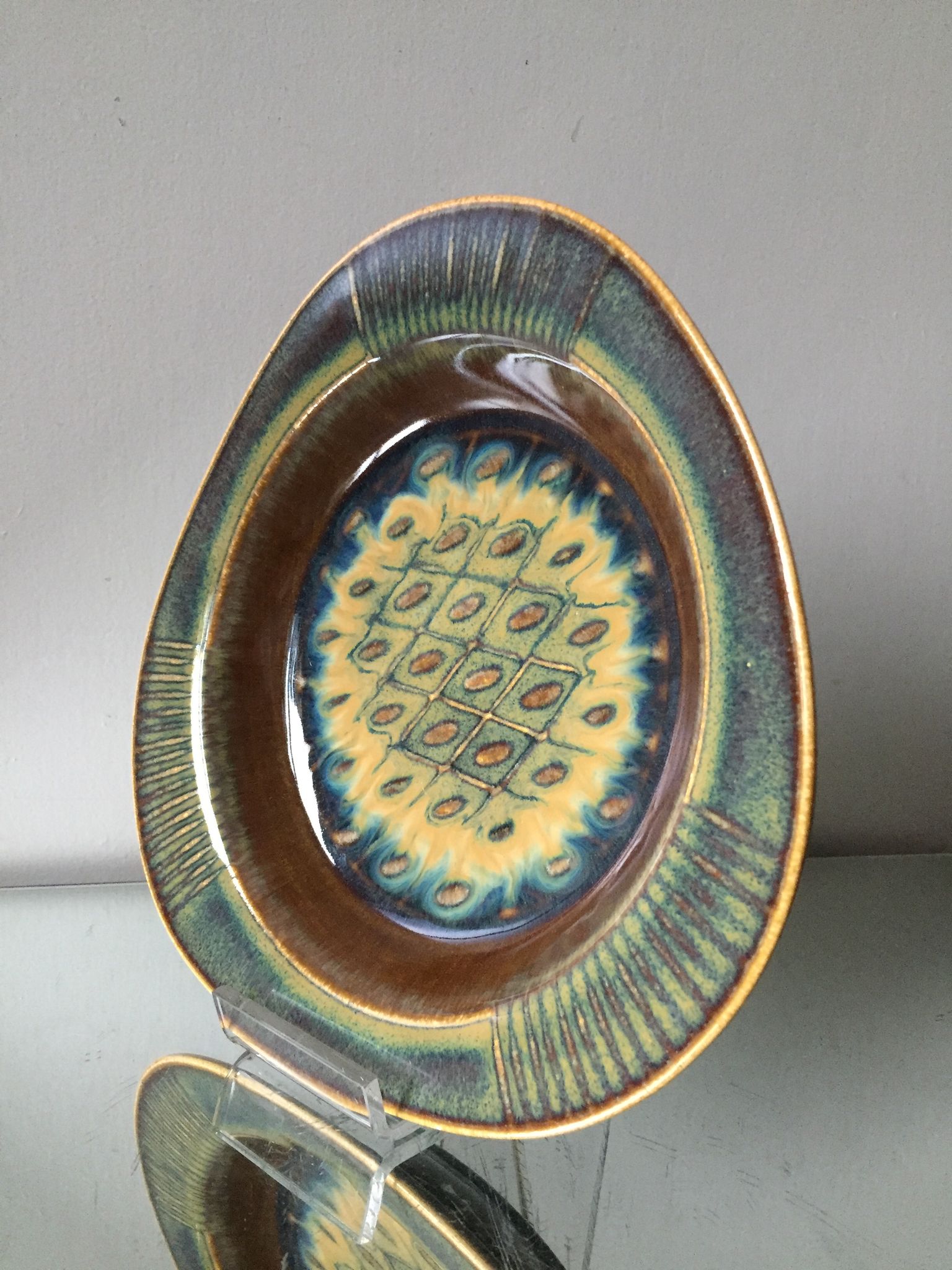 Stoneware Soholm decorative Plate