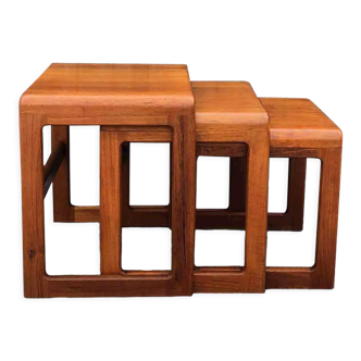 Danish Mimi Tables or Nesting Tables from Dyrlund, 1960s