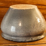 Cache pot in bluish sandstone, signed