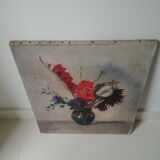 Bouquet glaïeuls and dahlias