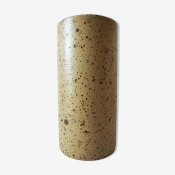 Vase en grès pyrité vintage