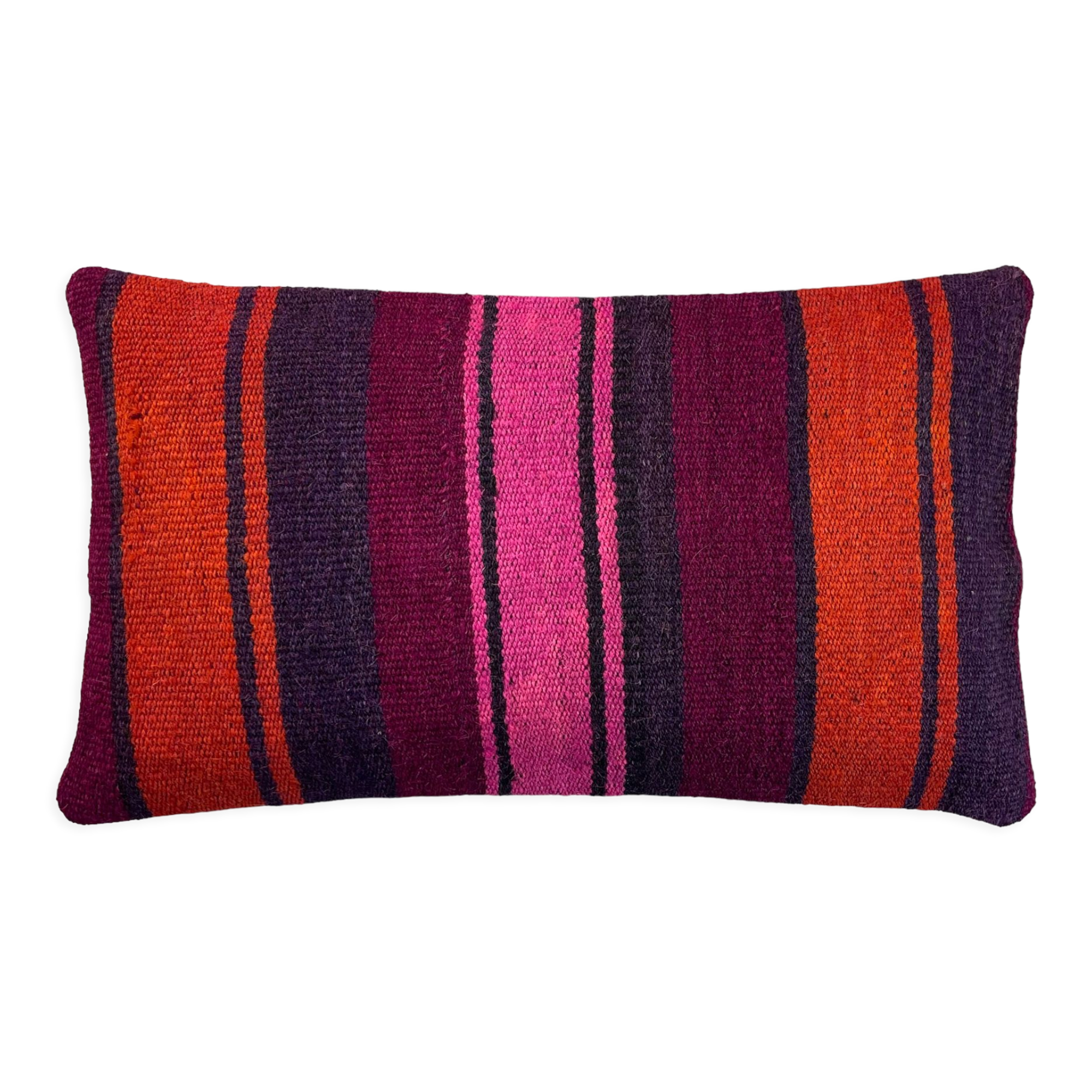 Housse de coussin vintage turque faite à la main, 30 x 50 cm