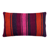 Housse de coussin vintage turque faite à la main, 30 x 50 cm