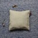 Moroccan white and black kilim cushion
