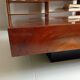 Table basse marqueterie bois de loupe 1970
