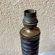 Wooden lamp base turned in the style of Charles Dudouyt, 1960s.