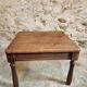 Table basse ancienne en noyer et chêne – France, vers 1900