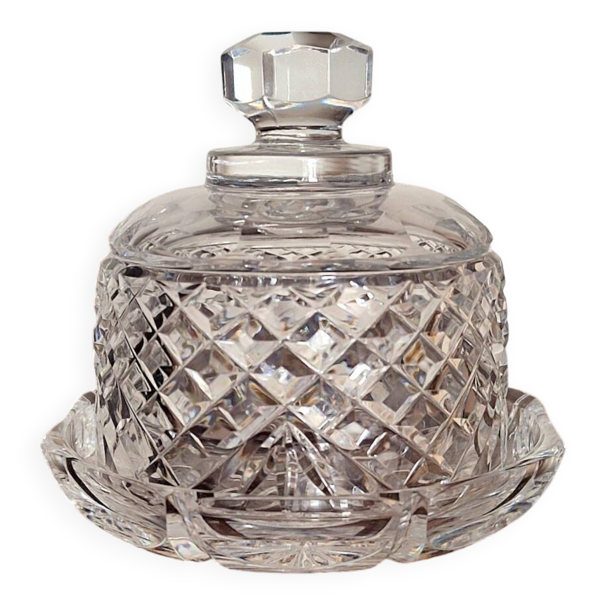 Beurrier en Cristal taillé - Superbe brillance
