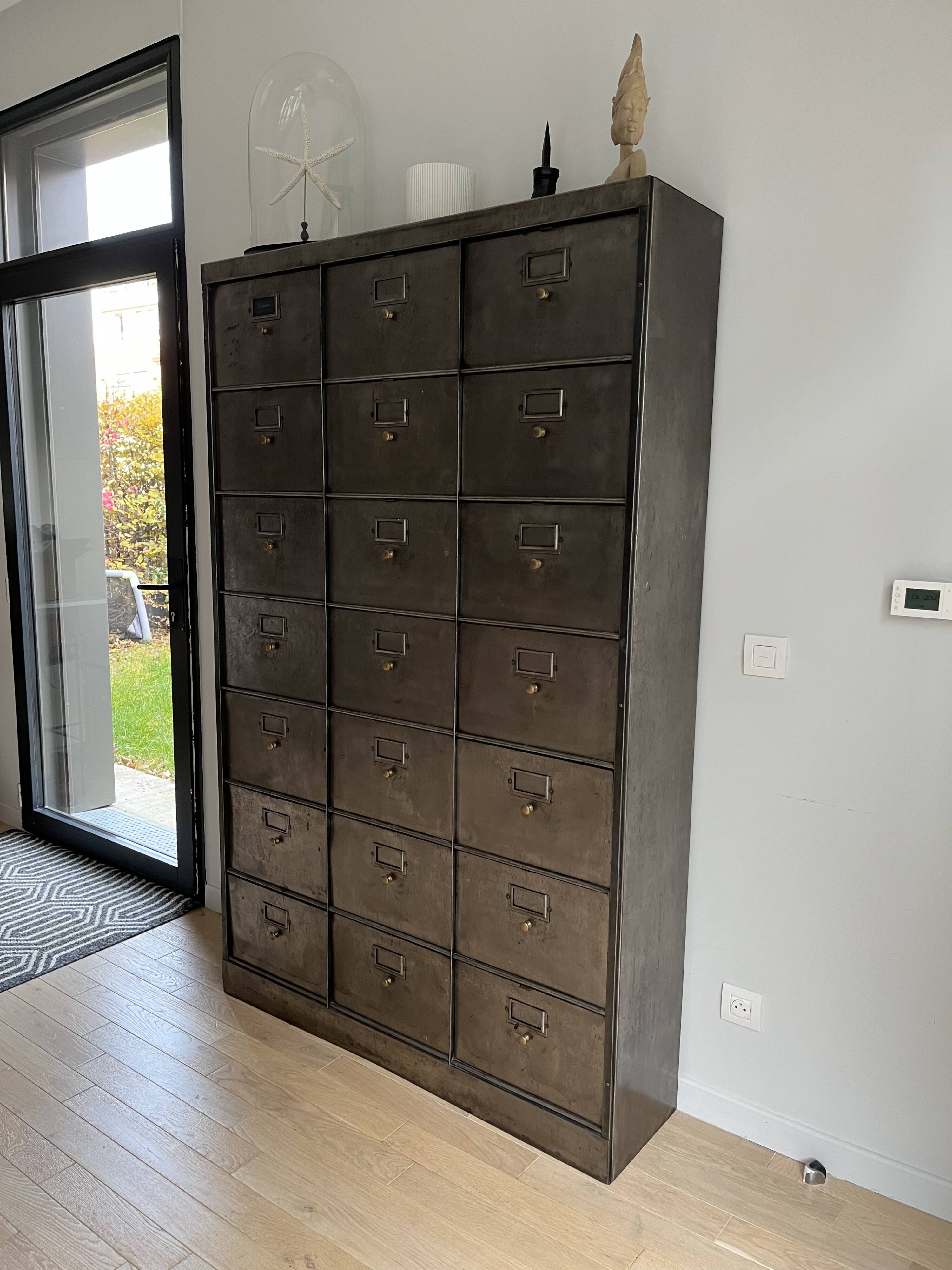 Industrial furniture with flaps