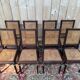 Set of 8 chairs in Louis XVI style – Solid mahogany & gilded bronze