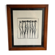 Flowers framed printing