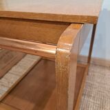 Art deco double top side table