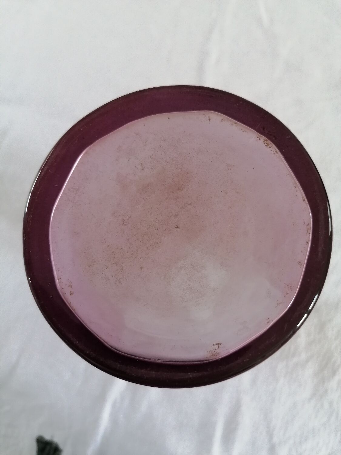 Enamelled roller vase