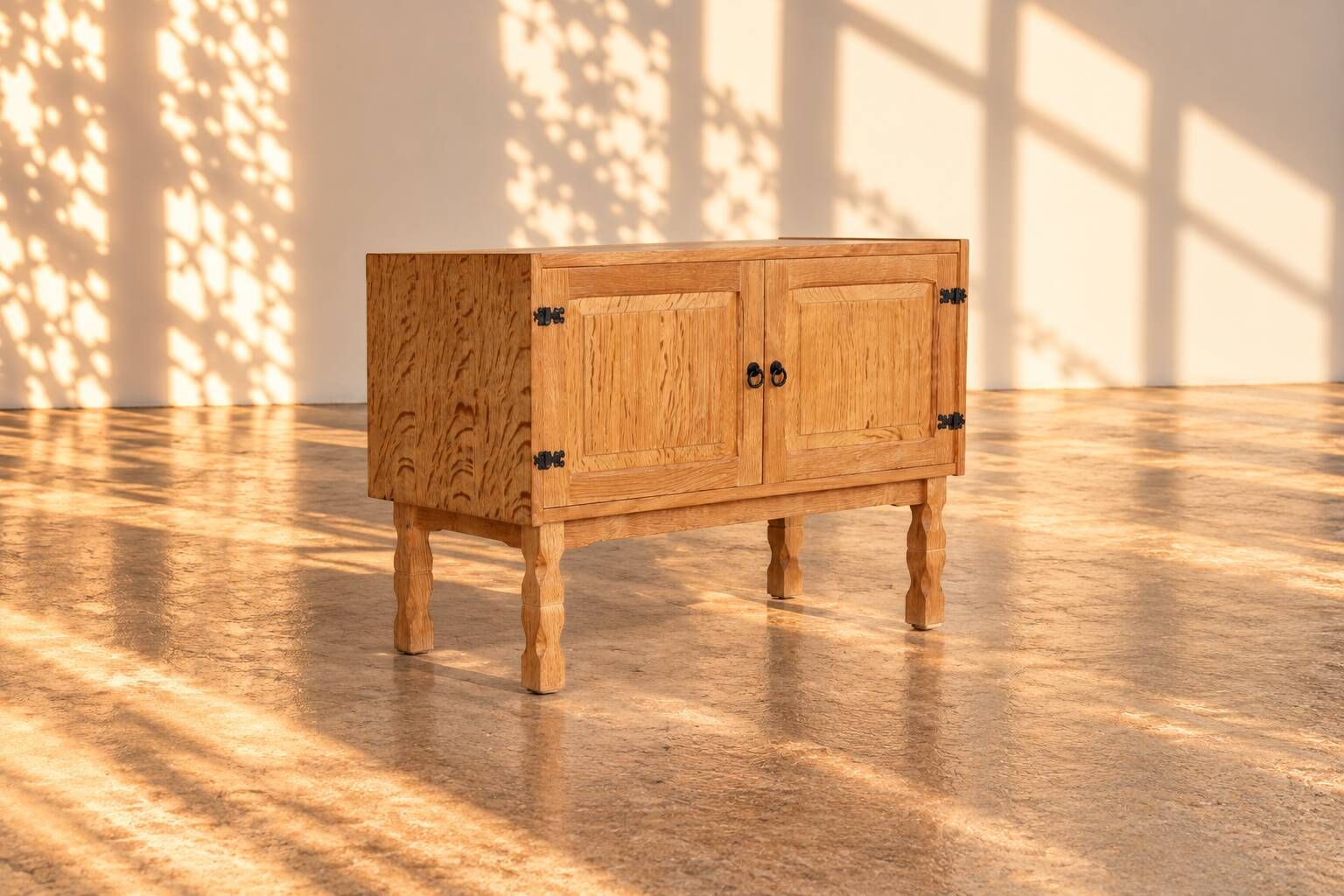 vintage sideboard | Brutalist cabinet | 1960s | Danish