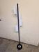 Black lacquered metal 4-light floor lamp - Maison Arlus - Satin glass globe