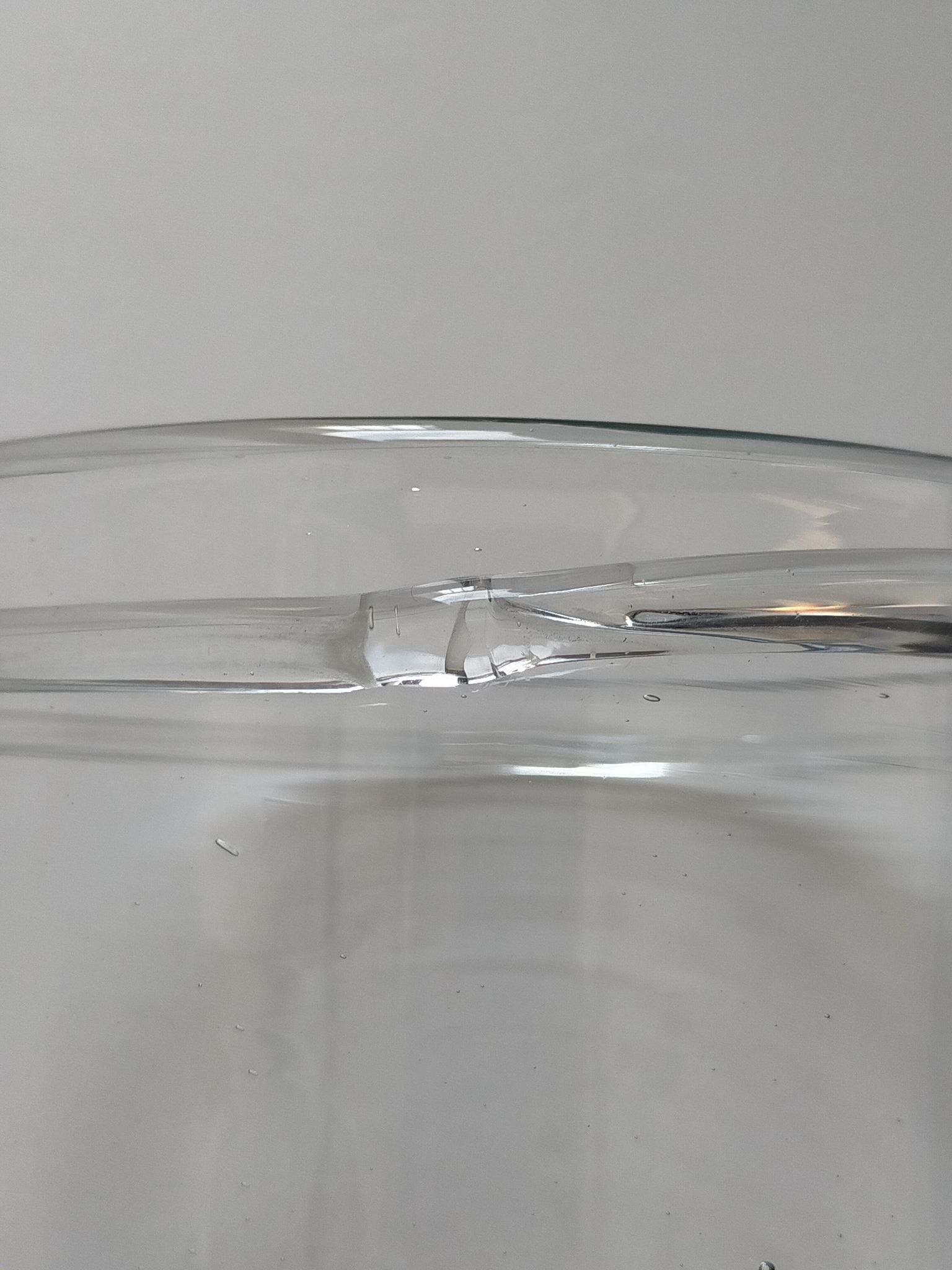 Blown glass jar