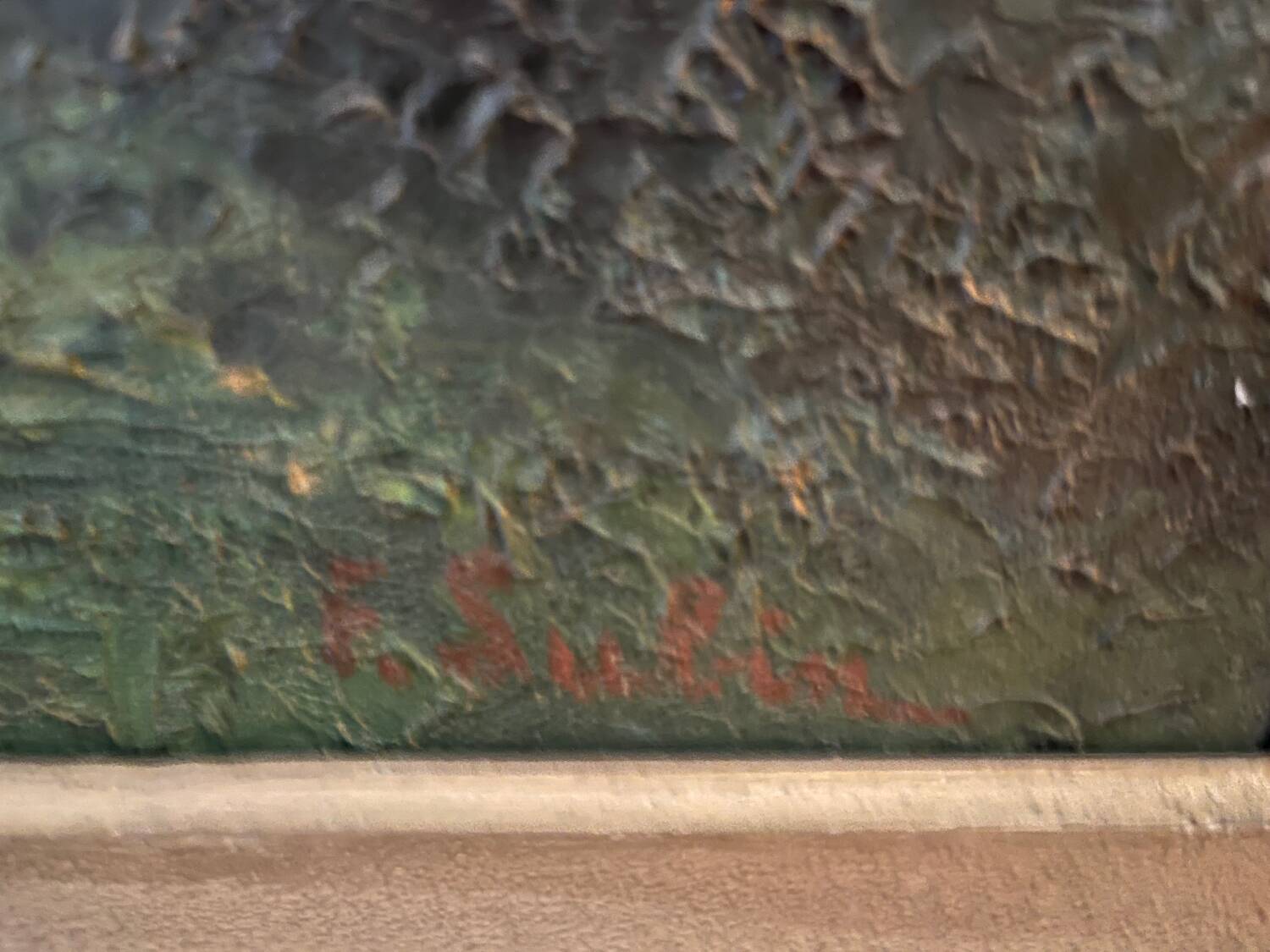 Painting: Oil on canvas - landscape