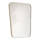 Framed metal mirror