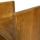 Vintage oak wall / book shelf 1970s wood minimalist design