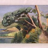 Seaside painting