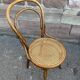 6 chairs bistro curved vintage wood