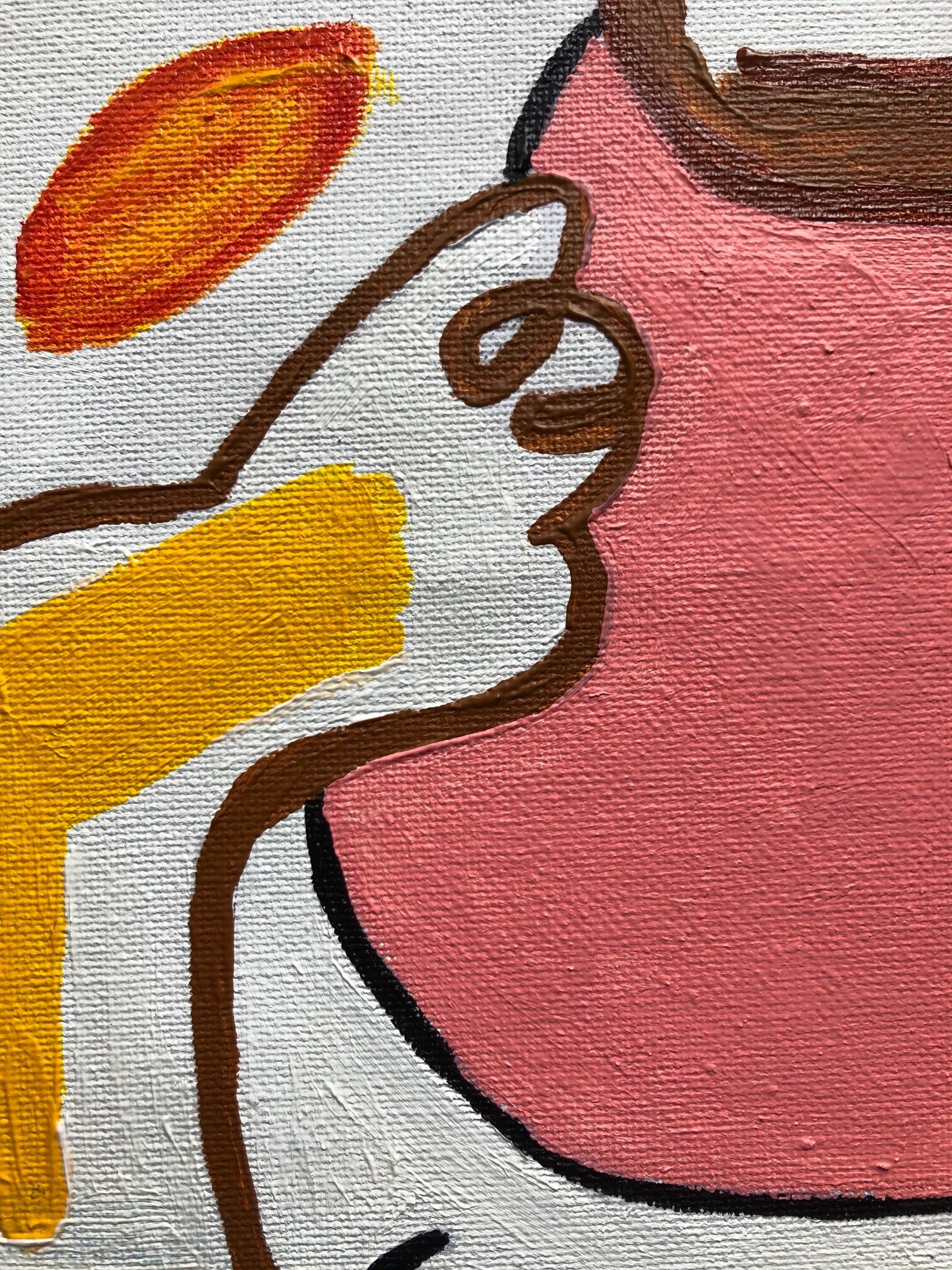 Acrylic painting apartment décor