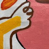 Acrylic painting apartment décor